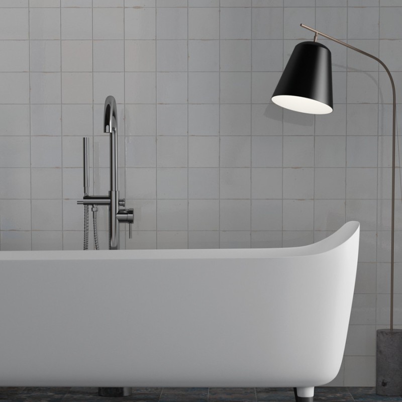 Zellige - carrelage imitation zellige 12,5x12,5 cm MESTI WHITE