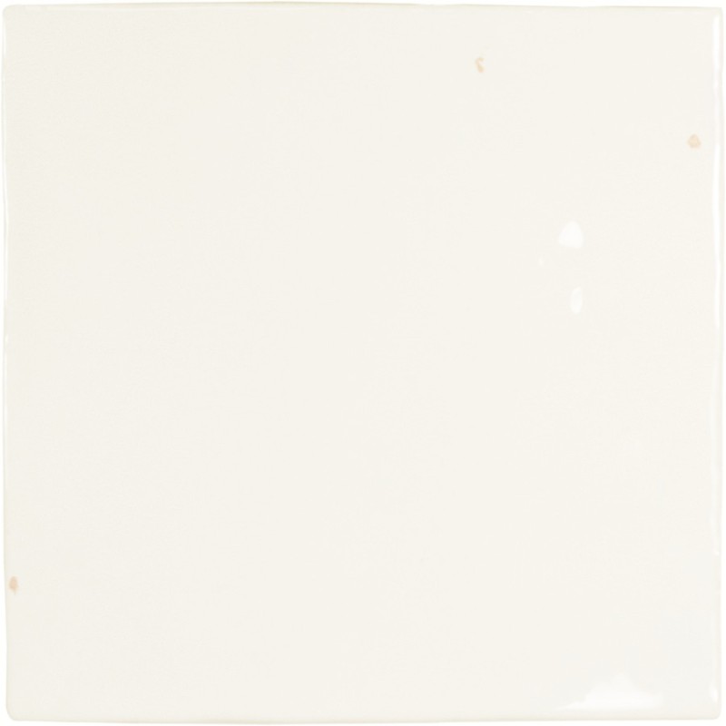 Zellige - carrelage imitation zellige 12,5x12,5 cm MESTI WHITE