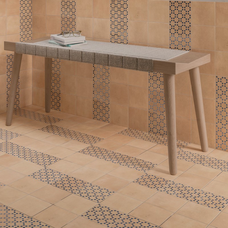 Zellige - carrelage imitation bejmat 15x15 cm BEJMAT SQUARE TAN