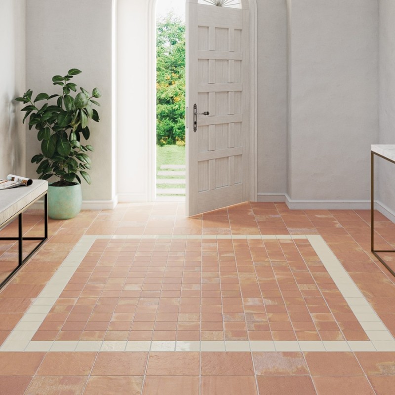 Terre cuite - carrelage effet terre cuite 22x22 cm ROOTS COTTO