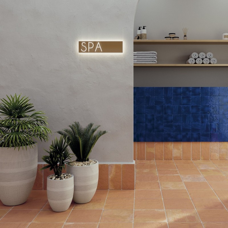 Terre cuite - carrelage effet terre cuite 22x22 cm ROOTS COTTO