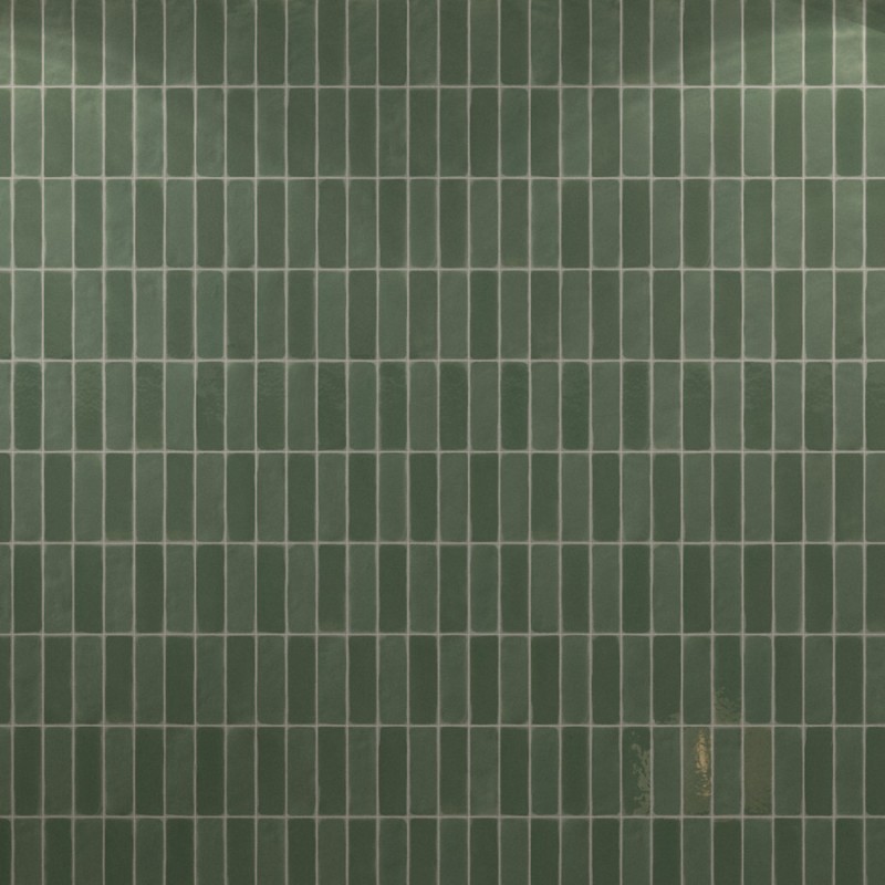Zellige - carrelage effet zellige 5x15 cm REBELS MOSS MATT