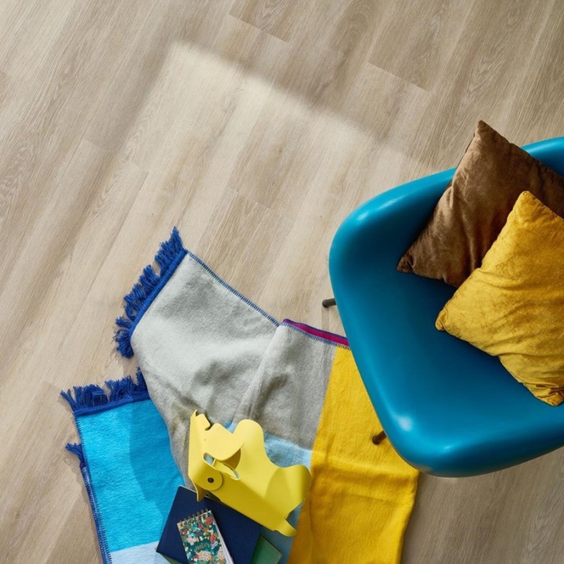 Lame PVC clipsable - Sol pvc à clipser effet bois 22,9x122 cm WOODRIC STAMFORD