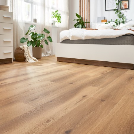 Lame PVC clipsable - Sol pvc rigide à clipser spc effet bois 22,9x122 cm WOODRIC GARLAND