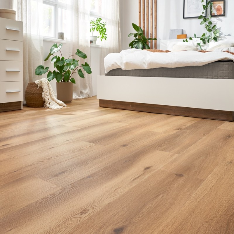 Lame PVC clipsable - Sol pvc rigide à clipser spc effet bois 22,9x122 cm WOODRIC GARLAND