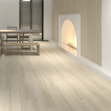 Lame PVC clipsable - Lame PVC clipsable effet bois 18,2x122 cm SAPIN WHITE