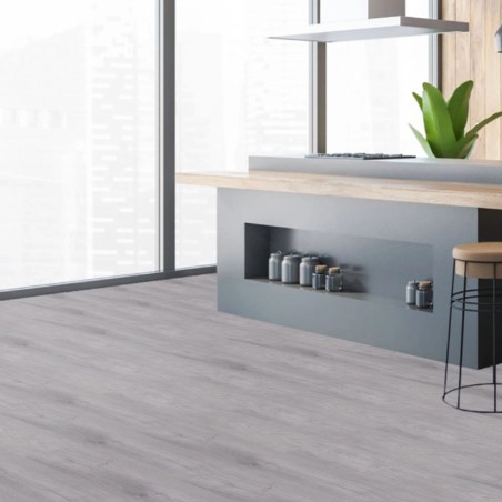 Lame PVC clipsable - Lame PVC clipsable effet bois 18,2x122 cm CARRUBO BLANCO