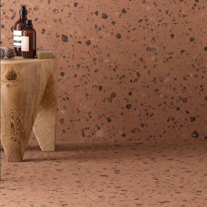 Déstockage - Lot de 6,30M² carrelage coccio terra 30x30 cm