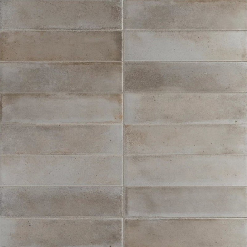 Déstockage - Lot de 2.12 M² Carrelage effet zellige 6x18,6cm RAKU SMOKE