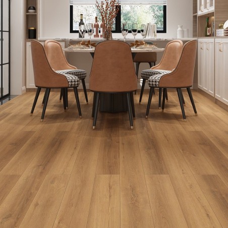 Lame PVC clipsable - Lame pvc clipsable effet bois 18,2x122 cm ARANCIO BEIGE