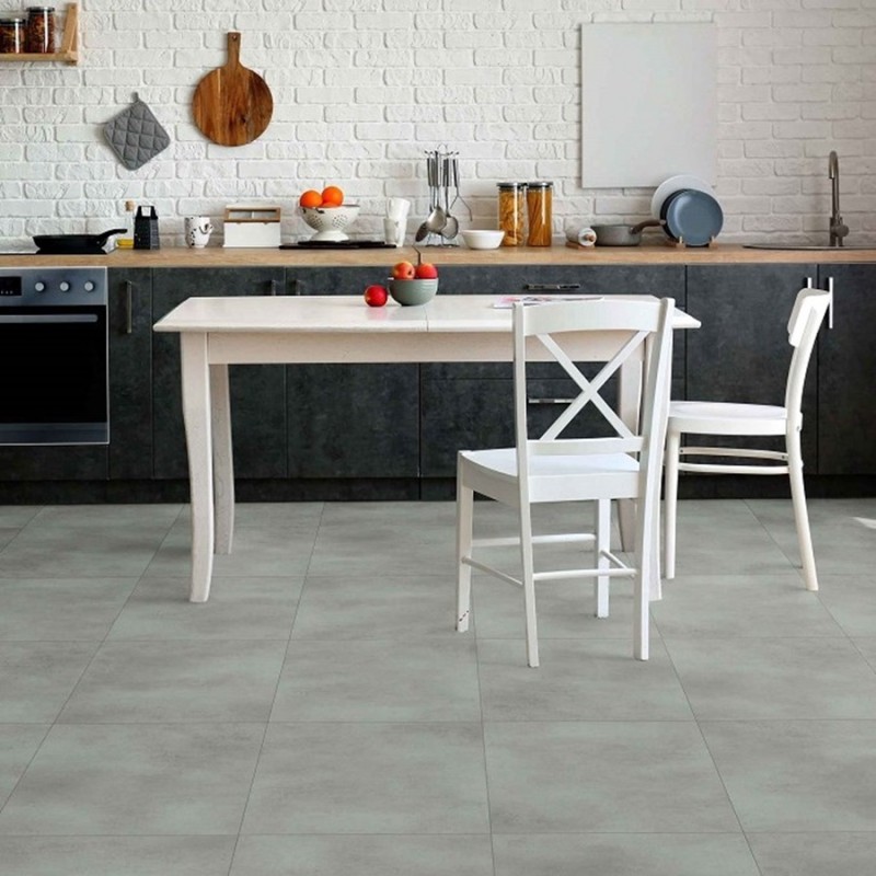 Dalle PVC clipsable - Dalle pvc clipsable 61,5x61,5 cm STUDIO GRIS CLAIR