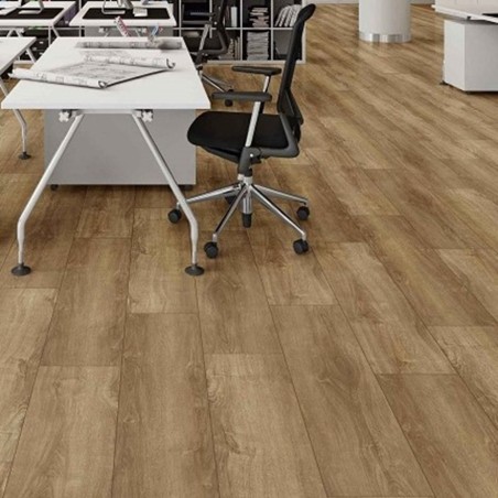 Lame PVC clipsable - Sol pvc rigide à clipser spc 17,8x123,5 cm CONTEMPORAIN BRUN