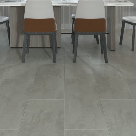 Dalle PVC clipsable - Dalle PVC clipsable effet béton 46x92 cm STONE ANTRACITA