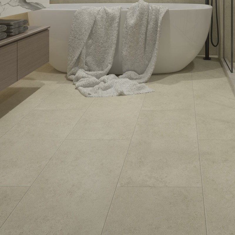 Dalle PVC clipsable - Dalle PVC clipsable effet béton 46x92 cm STONE GRUNGE