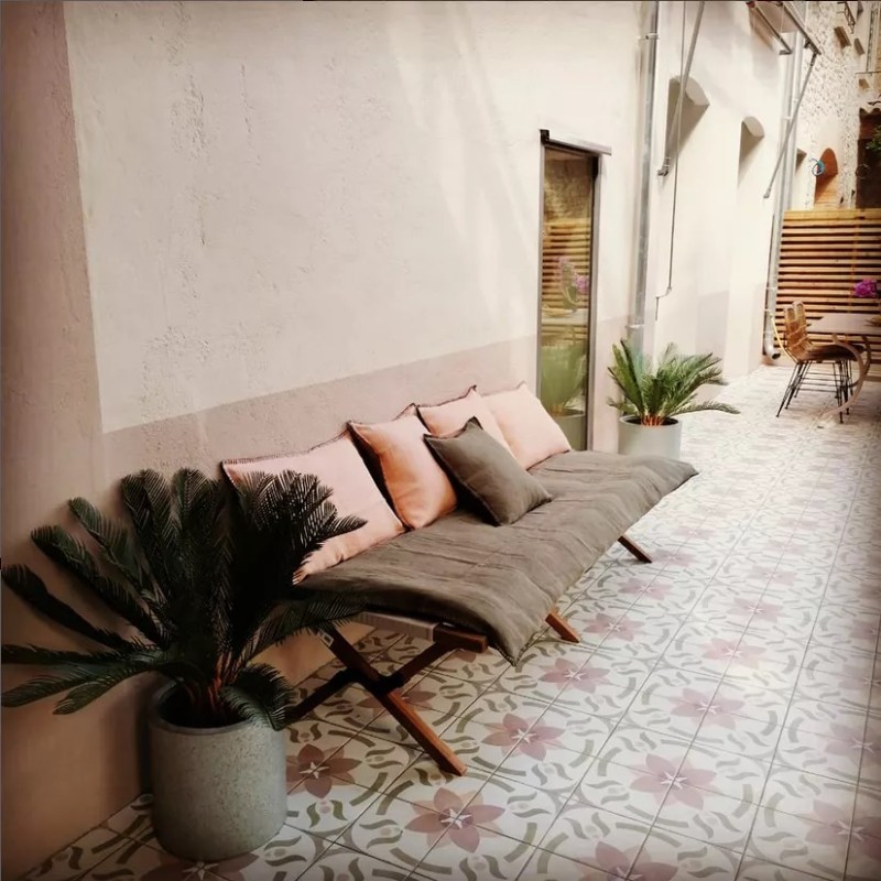 Carreaux ciment - carrelage effet carreaux ciment vielli 20x20 cm MACAAL