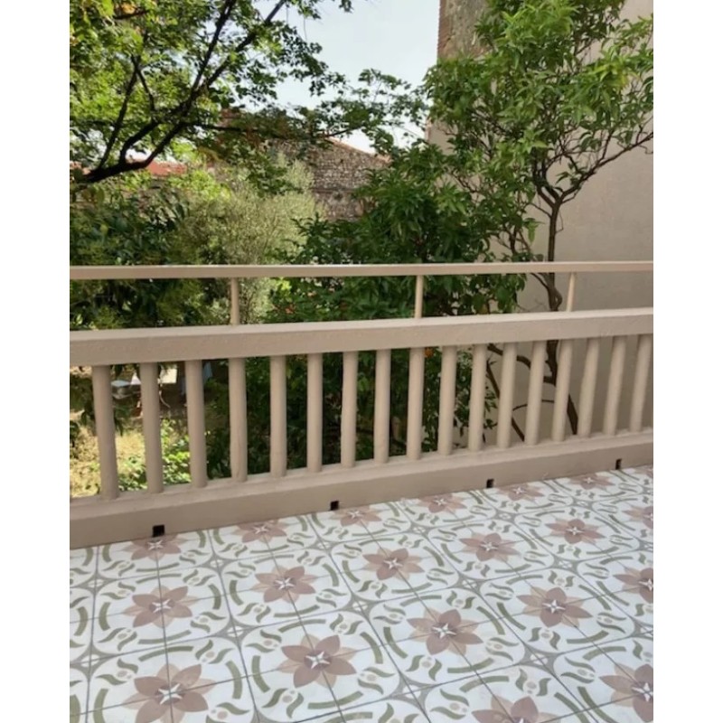 Carreaux ciment - carrelage effet carreaux ciment vielli 20x20 cm MACAAL