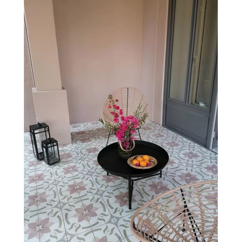 Carreaux ciment - carrelage effet carreaux ciment vielli 20x20 cm MACAAL