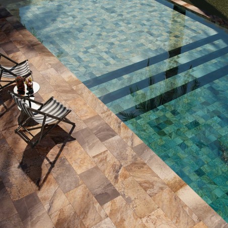 Carrelage - carrelage piscine BALI CUPIRA MULTI 14,7x14,7 cm