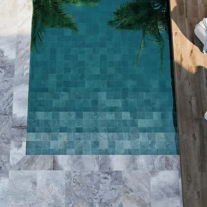 Carrelage - carrelage piscine BALI CUPIRA MARENGO 14,7x14,7 cm