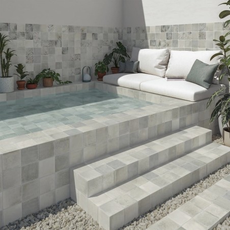 Carrelage Bali - carrelage bali aqua grey 11x11 cm