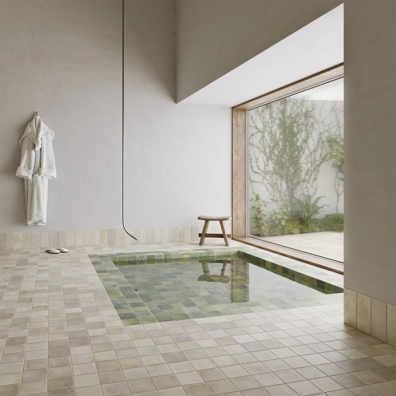 Carrelage Bali - carrelage bali aqua green 11x11 cm