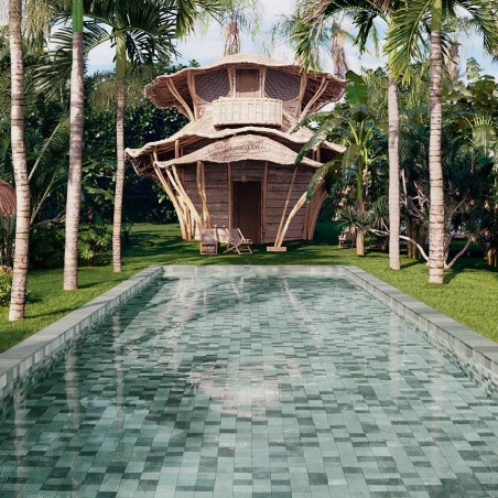 Carrelage - carrelage piscine BALI GOA 14,7x14,7 cm
