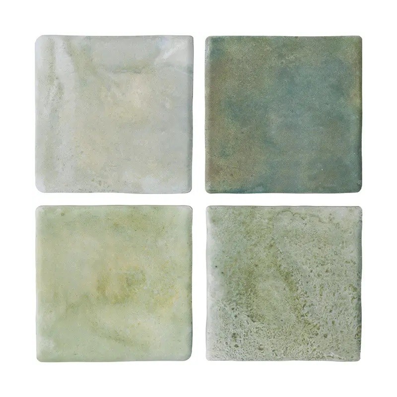 Echantillon - echantillon carrelage bali aqua green11x11 cm