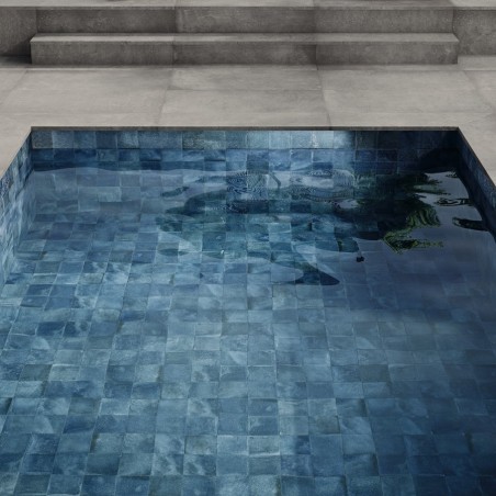Carrelage Bali - carrelage piscine BALI CAPRI BLUE 15x15 cm