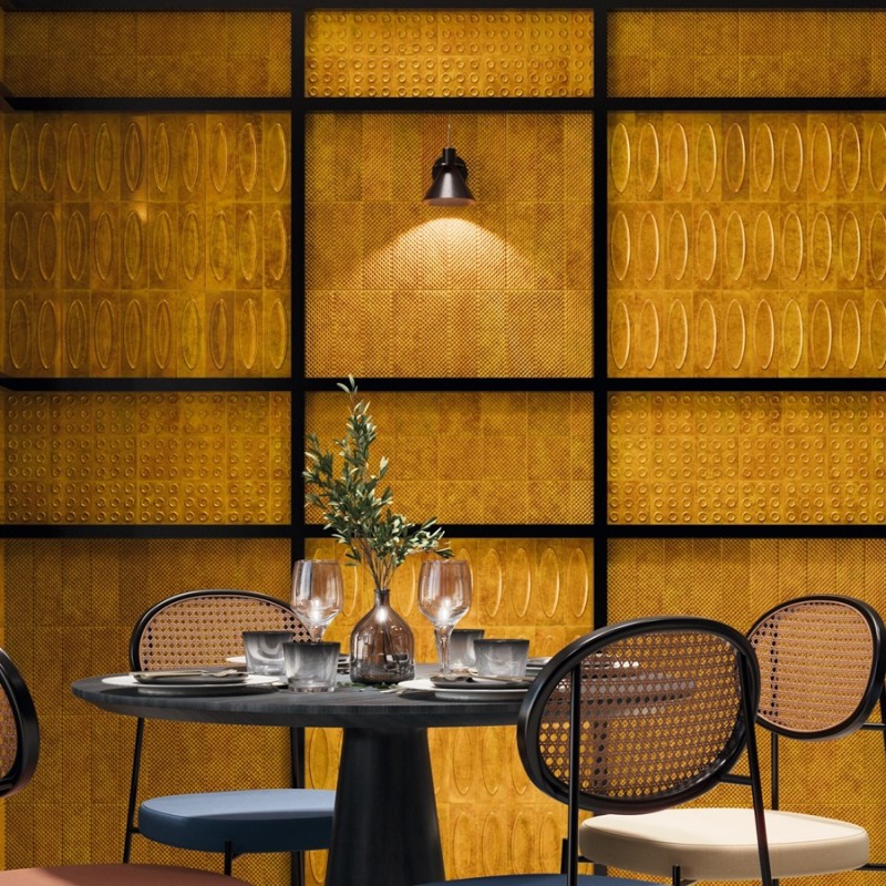 Zellige - carrelage CAPELLA AMBER 6,5x20 cm effet zellige