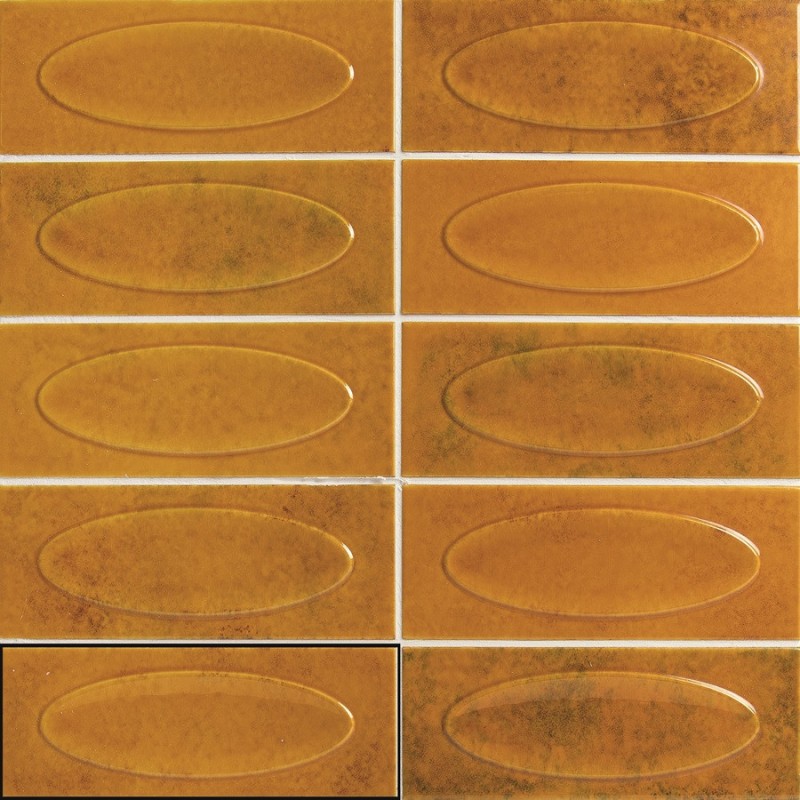Zellige - carrelage CAPELLA AMBER 6,5x20 cm effet zellige