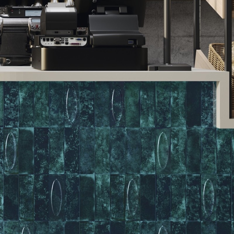 Zellige - carrelage CAPELLA ZAFIRE 6,5x20 cm effet zellige