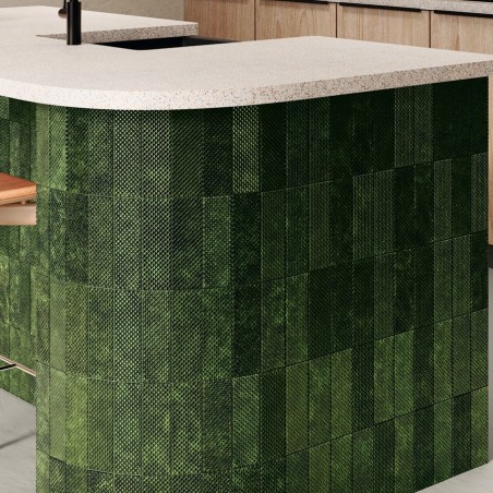 Zellige - carrelage MIMOSA EMERALD 6,5x20 cm effet zellige
