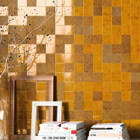 Zellige - carrelage GENUINE AMBER 10x10 cm effet zellige