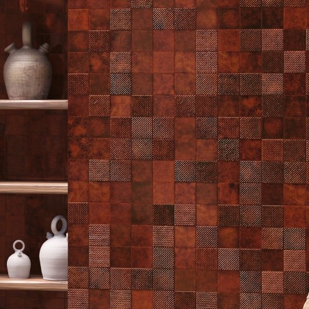 Zellige - carrelage MIMOSA GARNETS 10x10 cm effet zellige