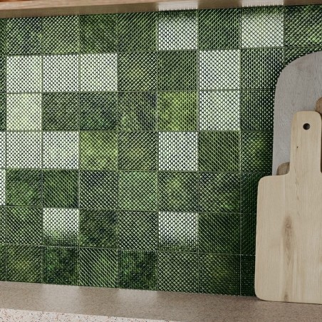 Zellige - carrelage MIMOSA EMERALD 10x10 cm effet zellige