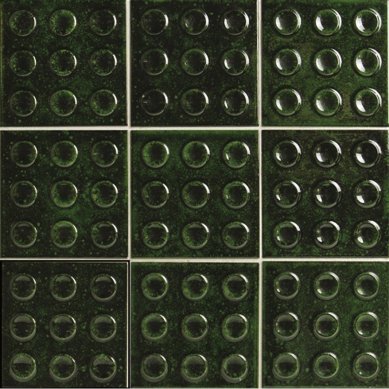 Zellige - carrelage ACRUX EMERALD 10x10 cm effet zellige