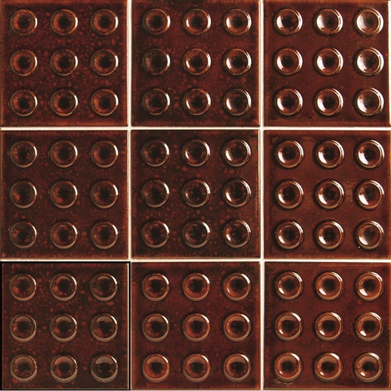 Zellige - carrelage ACRUX GARNETS 10x10 cm effet zellige