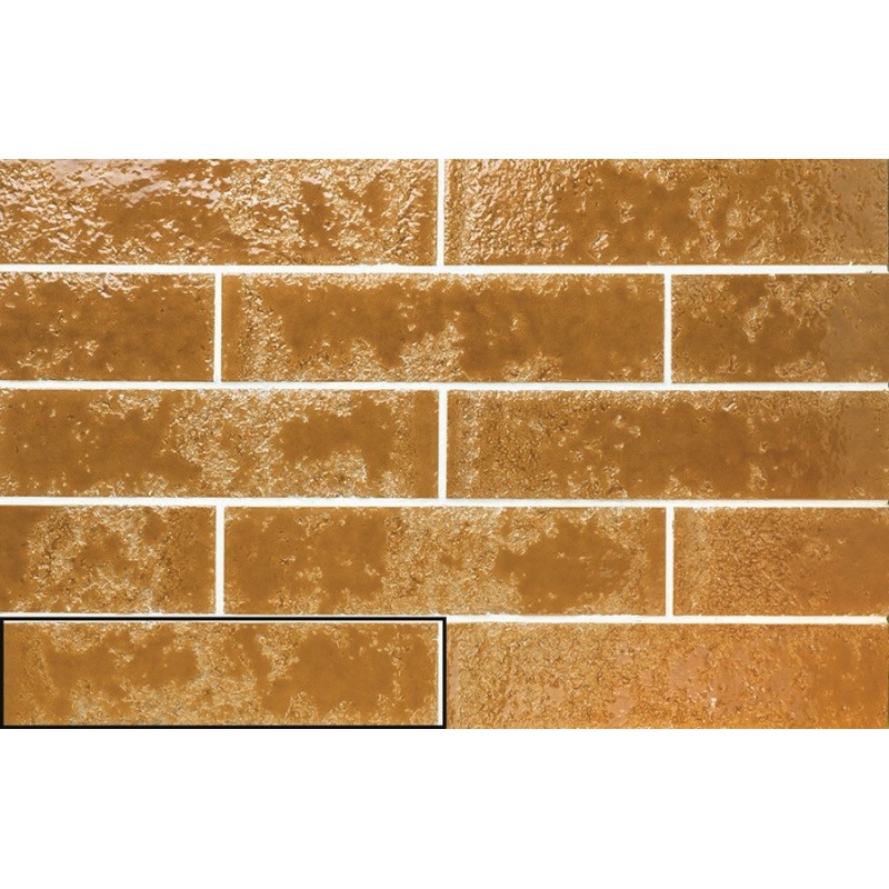 Zellige - carrelage effet zellige 6,4x26 cm ZEPHIR AMBER