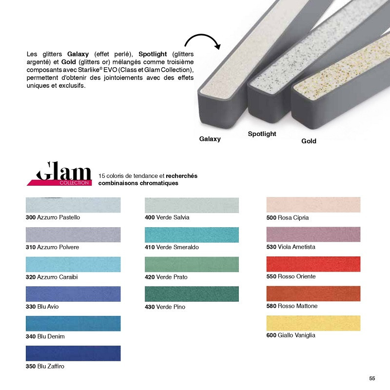 Étanchéité, colle et joint - Starlike EVO 350 Blu Zaffiro