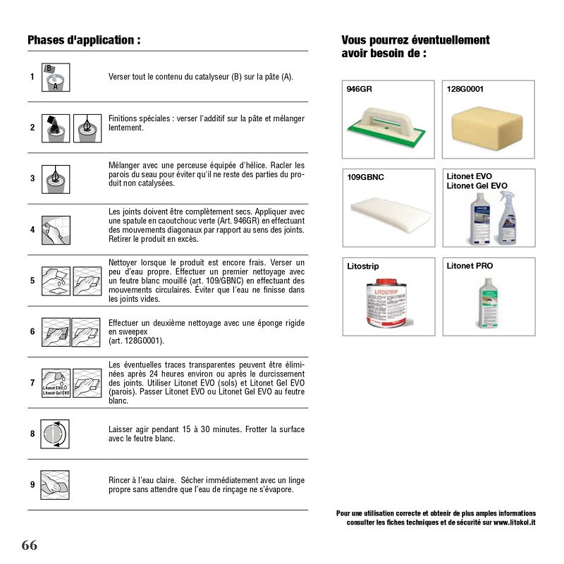 Étanchéité, colle et joint - Starlike EVO 350 Blu Zaffiro