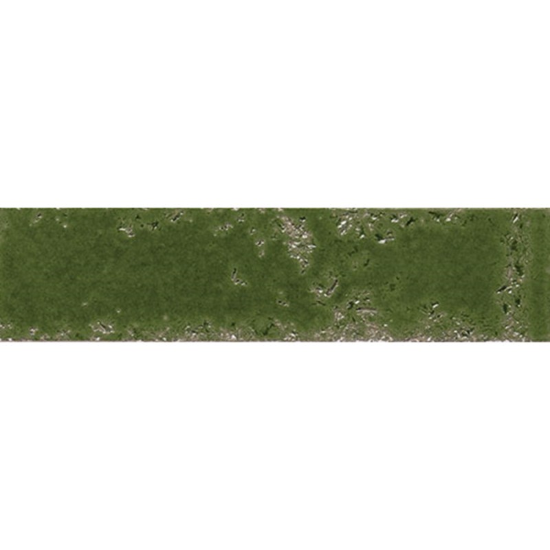 Zellige - carrelage effet zellige 6,4x26 cm ZEPHIR CROCODILE GREEN