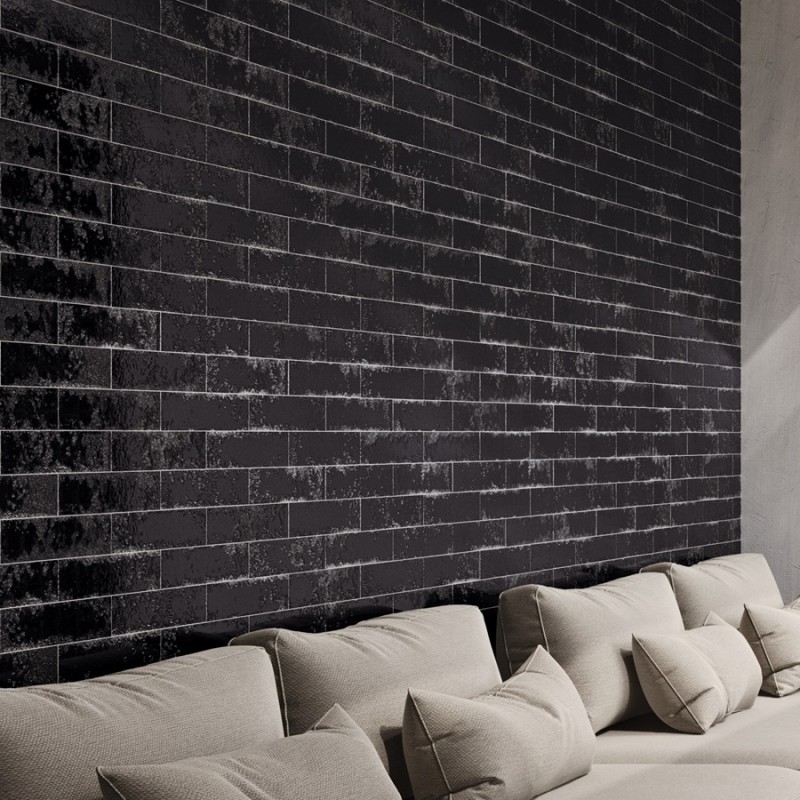 Zellige - carrelage effet zellige 6,4x26 cm ZEPHIR MIDNIGHT