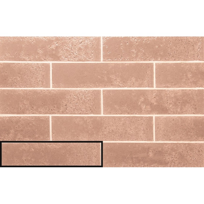Zellige - carrelage effet zellige 6,4x26 cm ZEPHIR PALE ROSE