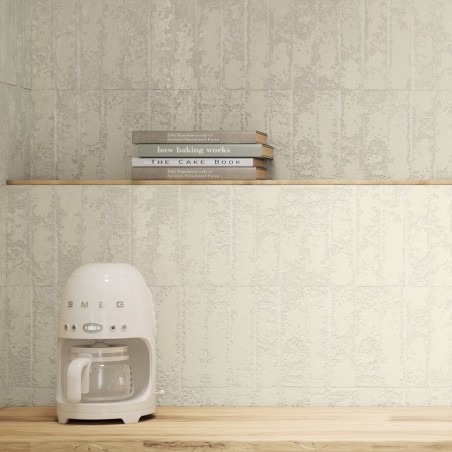 Zellige - carrelage effet zellige 6,4x26 cm ZEPHIR RICE CREAM