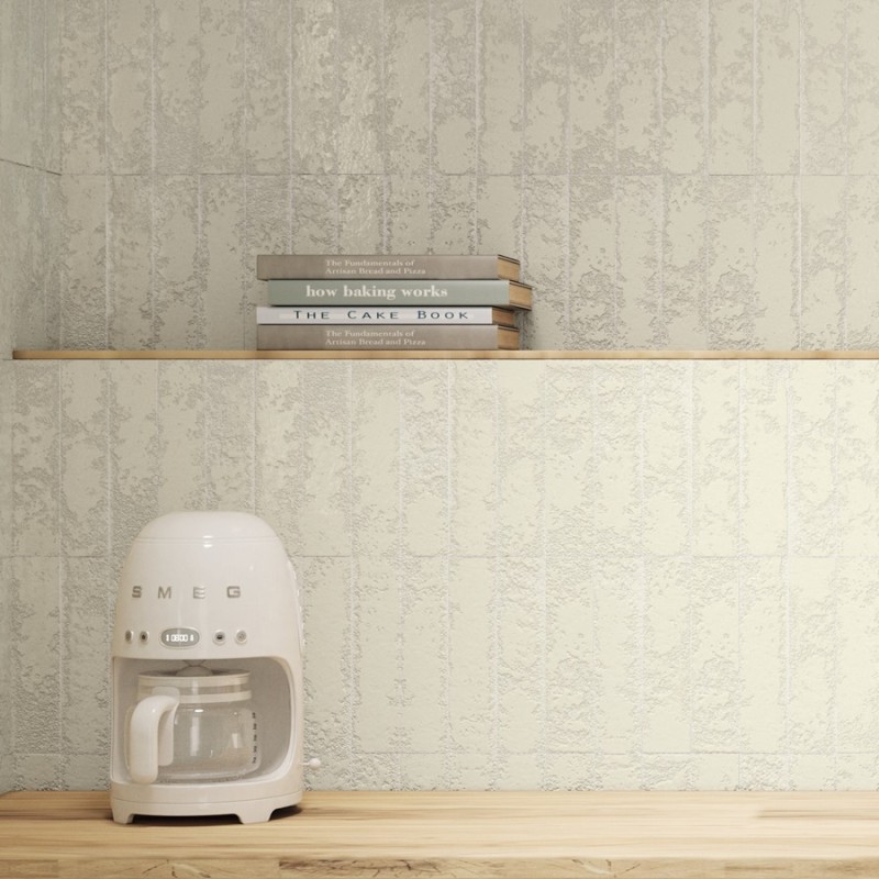 Zellige - carrelage effet zellige 6,4x26 cm ZEPHIR RICE CREAM