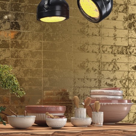 Zellige - carrelage effet zellige 6,4x26 cm KOI GOLD