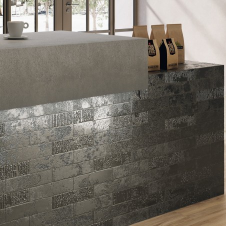 Zellige - carrelage effet zellige 6,4x26 cm KOI SILVER