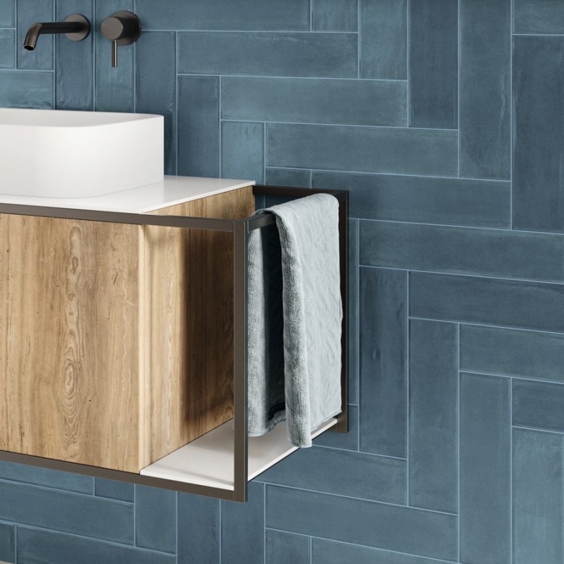 Zellige - carrelage SERENA BLUE 7,5x30cm imitation zellige