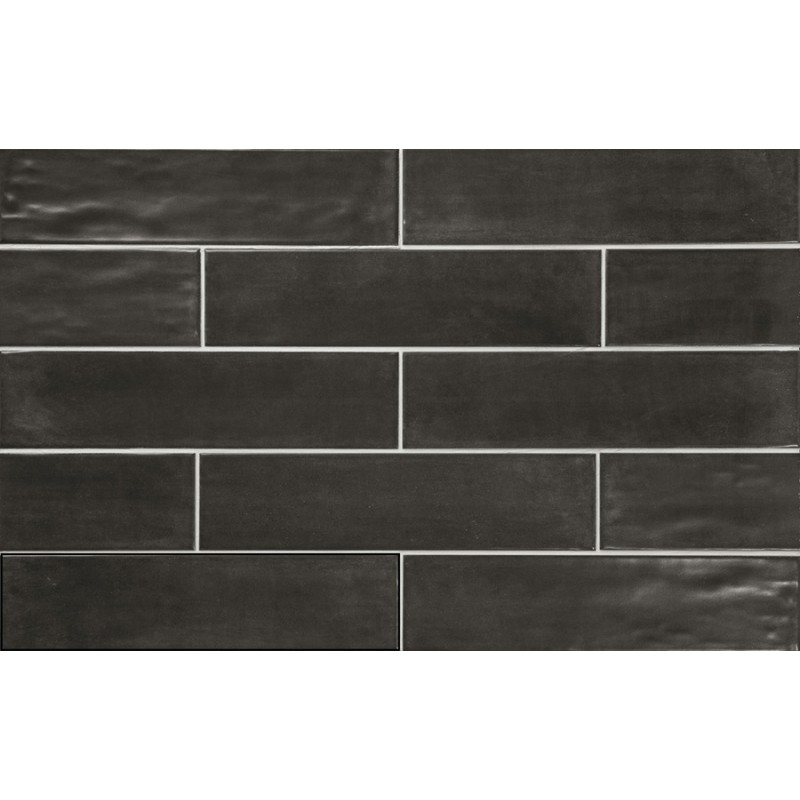 Zellige - carrelage SERENA GRAPHITE 7,5x30cm imitation zellige