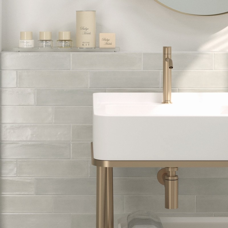 Zellige - carrelage SERENA GREY 7,5x30cm imitation zellige